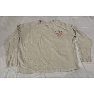 Tan “peace” Old Navy Shirt • Size Medium